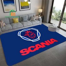 스카니아 트럭 로고 3D 프린팅 매트 카펫 러그 침실 거실 주방 바닥 홈 장식 미끄럼 방지 패드 14 가지 크기