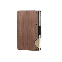 탄소 섬유 미니멀리스트 신용 카드 홀더 머니 클립 아쿠아 606647