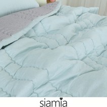 siamia 에볼로 피치스킨 차렵이불 퀸
