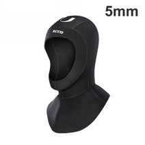 보온 네오프렌 잠수복 후드 스쿠버 다이빙 스노클링 카약 항해 서핑 모자 5mm 및, 06 H52-5mm_01 S