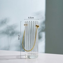 인테리어 도자기 이케바나화병 미니꽃병 유리화병, 02. 토트 미디엄(투명)