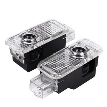 LED 자동차 도어 환영 경고 고스트 섀도우 장식 램프 레이저 로고 프로젝터 조명 액세서리 2 개, [11] R-S6, 11 R-S6