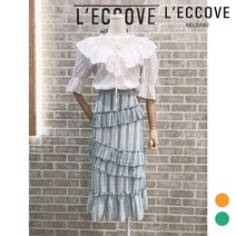 레코브 세로스트라이프스커트 LU2196SK019X