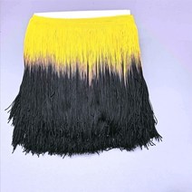 아르헨티나 탱고 라틴 라인 댄스복너비 패치 컬러 레이스 프린지 트림 술 트리밍 리본