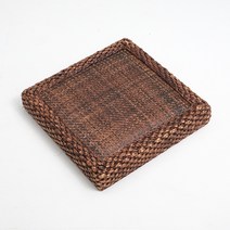 정사각 라탄방석 50X50cm 수선화 스트로 인테리어 스툴