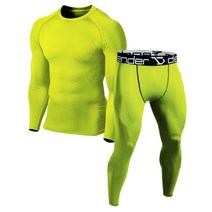상하의세트 디펜더 기능성 스포츠 트레이닝 언더레이어 긴팔 티셔츠 9부 긴바지 LUP-BB_M