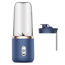 미니믹서기 가정용믹서기 400ml 휴대용 스무디 블렌더 무선 병 블렌더 1800 mah 충전식 과즙 셰이크 스무디 신선한 주스, a