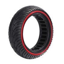 스쿠터 전동 Xiaomi M365 1S Pro 2 전동 스쿠터 용 솔리드 타이어 Mijia Mi 용 8.5 ''고무 벌집 타, 05 Red 1PCS Rubber