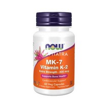 Now Foods 나우푸드 엑스트라 스트렝스 MK7 비타민 K2 300mcg 60 베지캡슐