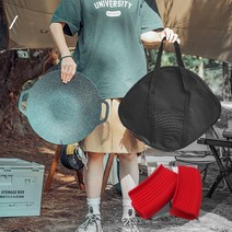 캠핑그리들 캠핑 무쇠주물팬 솥뚜껑 그릴팬 구이 전골 인덕션겸용 BBQ 바베큐무쇠주물팬 그리들, 법랑(에나멜코팅)_그리들본품