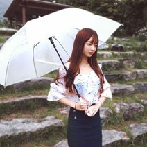 헤어피스 똑딱이 붙임머리 부분 가발 웨이브 에쉬핑크