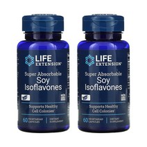 라이프익스텐션 고흡수 대두 이소플라본 60캡슐 Isoflavones 2개