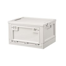 캠핑왕국 멀티 폴딩 리빙박스 아이보리, 30L