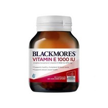 호주 약국 판매 블랙모어스 혈 청소 관 영양제 100% 천연 비타민 E 1000IU 30캡슐, 1병