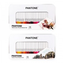 디엘티테크 팬톤 72색 유성 수성 색연필 세트 수채화 색연필, 유성 72색 세트 X 1개