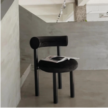 [해외직구]FAT Chair 벨벳 디자인 체어 카페 주방 톰딕슨 스타일 의자
