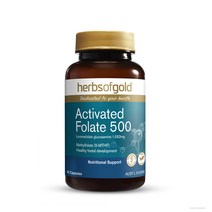 Herbs of Gold Activated Folate 500 허브스오브골드 액티베이트 폴레이트 500 비건 60캡슐