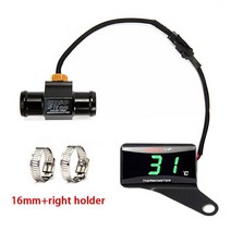 오토바이 계기 바이크 뜨거운 판매 koso 온도 게이지 vespa gts tmax 530 500 nmax pcx forza 350 xmax 300 400 자동차 액세서리, 섭씨-g-16mm-오른쪽