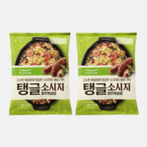 냉동 볶음밥 풀무원 철판 소시지 간편식 2인 480g X 2개, 아이스팩 기본 1개+아이스팩 1개 더