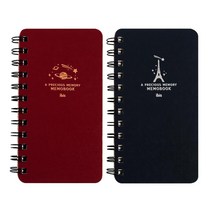 직장인 클래식 메모장 휴대용 필기 수첩 기업 사무, 1개, 랜덤발송