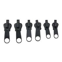 재봉틀 노루발 6PCS 지퍼 수리 키트 유니버설 해결사 금속 슬라이드 고칠 3 다른 크기 /5/ 7 #, 중국, 검은색