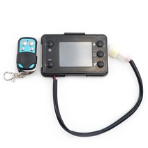무시동히터 이동식 12V 에어 디젤 히터 LCD 모니터 스위치 제어 컨트롤러 보드 메인 + 리모컨 자동차 밴 캠, 01 LCD Switch Remote
