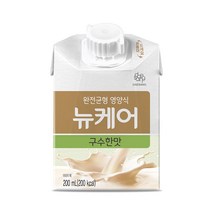 [01/11 순차출고] 대상웰라이프 뉴케어 구수한맛 200ml 1팩 균형영양식, 뉴케어 구수한맛 200ml 1팩 완전균형영양식 식사대용