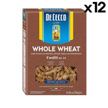 데체코 푸실리 통밀 파스타 376g x 12팩 No 34