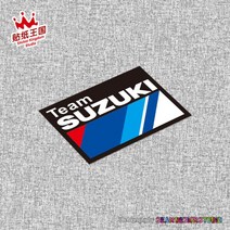 TEAM SUZUKI 스즈키 빛반사 튜닝 스티커 커스텀 오토바이 바이크 리플렉티브, A 리플렉티브 6x4cm