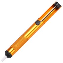 용접 도구 알루미늄 금속 납땜 제거 펌프 흡입 틴 건 빨판 펜 진공 인두 핸드, [02] Gold