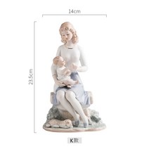 YCS1648 야드로인형 스페인 백색자기 세라믹 도자기인형 생기인형 빈티지오브제 소품샵 빈티지소품샵 여자아이방꾸미기 발리인테리어 자개모빌, K