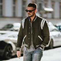 남여공용 세인트 스타디움 자켓 남자 야구점퍼 블루종 재킷 코디(4사이즈)