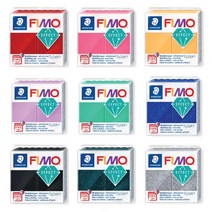 FIMO 피모 이펙트 40색 선택/폴리머클레이 오븐점토, 1개, 이펙트 374번 반투명블루
