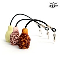 아쿠아엑스 3색 세라믹 총알 (낚시대 분실방지), 형광