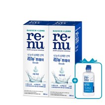 [바슈롬] 리뉴 후레쉬 500ml x 2개 + 리뉴 후레쉬120ml, 1세트