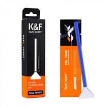 K&F CONCEPT 풀프레임용 카메라렌즈 센서클리너 부드럽게 안전한 센서청소, 단품