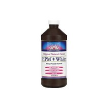 HPM + White Hydrogen Peroxide Mouthwash Super Whitening Power 16 fl oz (480