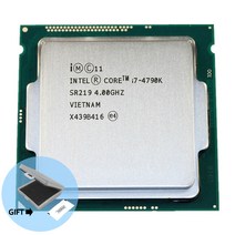 인텔 코어 i7-4790k i7 4790k 4.0GHz 쿼드 코어 8스레드 CPU 프로세서 88w 8m lga 1150, 없음