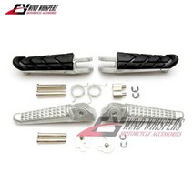 오토바이 발판 발받침 전방 및 후방 풋 페그 혼다 호환 CB400 Superfour VTEC 1 4 CB250 CB900 호넷 250 900 CB1300 278617, 2 pair