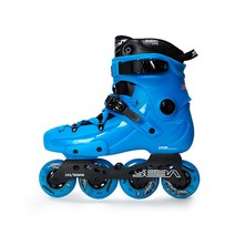 JK 100 Original SEBA FR1 FRA 인라인 스케이트 스트리트 프리 스타일 롤러 신발 FSK 슬라럼 슬라이딩 Patines Adulto, 40, Blue
