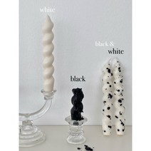 YCC twist taper candle / 융쵸쵸 트위스트 테이퍼 캔들, 페인팅, 플라워가든