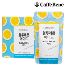[KT알파쇼핑][카페베네] 블루레몬에이드 파우치 (190ml x 10팩) x 2박스, 단품