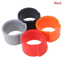 Silicone Saxophone Fastener Clip Alto Tenor Soprano Sax Ligatures Cap for Clarinet Bakelite Mouthpie, BK