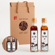 개성방앗간 참기름 + 들기름 2구 명절 선물세트, 단품, 180ml