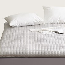 워싱코튼 누빔토퍼커버 그레이(K Q SS)