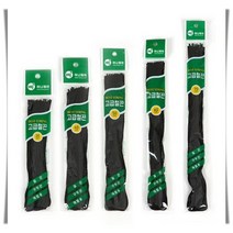서류 고급 철끈 사무용 40cm, 블랙(1봉18개입)