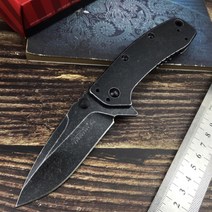 Kershaw-1556Ti Cryo II 보조 플리퍼 나이프 3.25 quot일반 블레이드 야외 EDC 사냥 생존 자기 방어 접이식 포켓, 01 Stone Wash