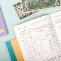 1+1 초등 노트 용돈관리 용돈 지킴이, 2 파스텔 퍼플, 1개