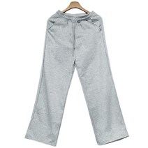 편안한 허리밴딩 가을 겨울 여성 기모 와이드 바지 홈웨어 요가 집안 외출