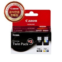 [Canon] 정품트윈팩잉크 PG-740XL+CL-741XL (MG2170/검정:14ml 컬러:14ml)